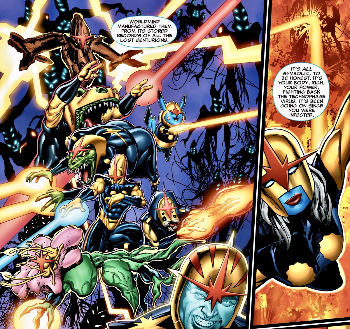 dano_cosmic's tweet photo. Nova #7 (Vol. 4, 2007)
✨
W-#DanAbnett/#AndyLanning,A-#SeanChen/#BrianDenham,I-#ScottHanna,C-#GuruEfx,L-#CoryPetit
✨
#Nova #RichardRider #Worldmind #KoRel #AnnihilationConquest #Marvel #MarvelComics #MarvelCosmic https://t.co/e3AYtf4YHh
