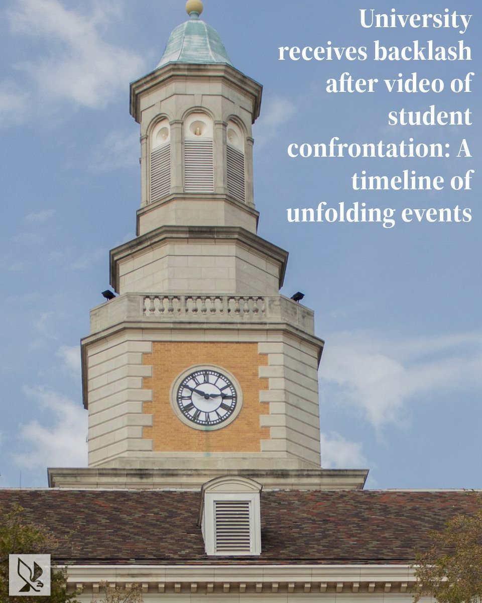 NEWS: University receives backlash after video of student confrontation: A timeline of unfolding events 

📝: <a href="/GiannaOrtner/">giannae.ortner_reports</a>, @DiegoJosueHDZ &amp; Shehzil Imran 
📸: <a href="/izzybeltran24/">Ismael Beltran</a> 

Read more: buff.ly/n6gnY6S