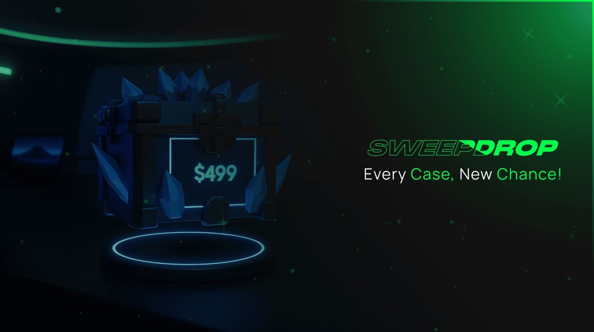 ⚡ Open your case, unlock surprises!

💎 From small wins to big crypto prizes. Every case holds a new chance!

Join the #Sweepdrop world! drop.sweep.finance