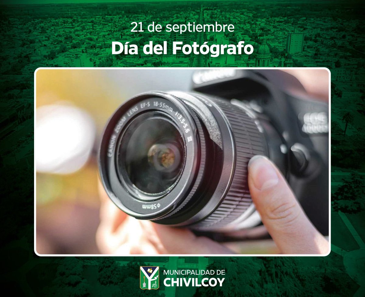 21 de septiembre | Día del Fotógrafo 📸 

👉 Cada 21 de septiembre, se conmemora el Día del Fotógrafo en Argentina y en otros países de Latinoamérica por la llegada del daguerrotipo a América Latina. 

▪️La técnica fue creada por Louis Daguerre en Francia, en el año 1839, cuando