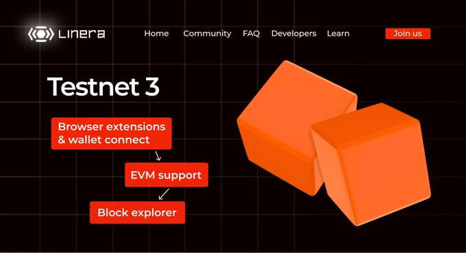 aiueth's tweet image. For all community by @linera_io 
Join the mission, test it out, and be part of history in the making 🌍💎 #Linera #Testnet3