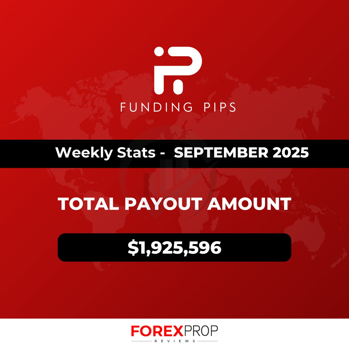 📊 Weekly Stats at FundingPips
This week’s total payout reached an impressive $1,925,596! 🌟
A testament to the consistency and performance of the global FundingPips trader community. 🚀
#FundingPips #PropTrading #ForexPayouts #TradingSuccess #TraderHighlights