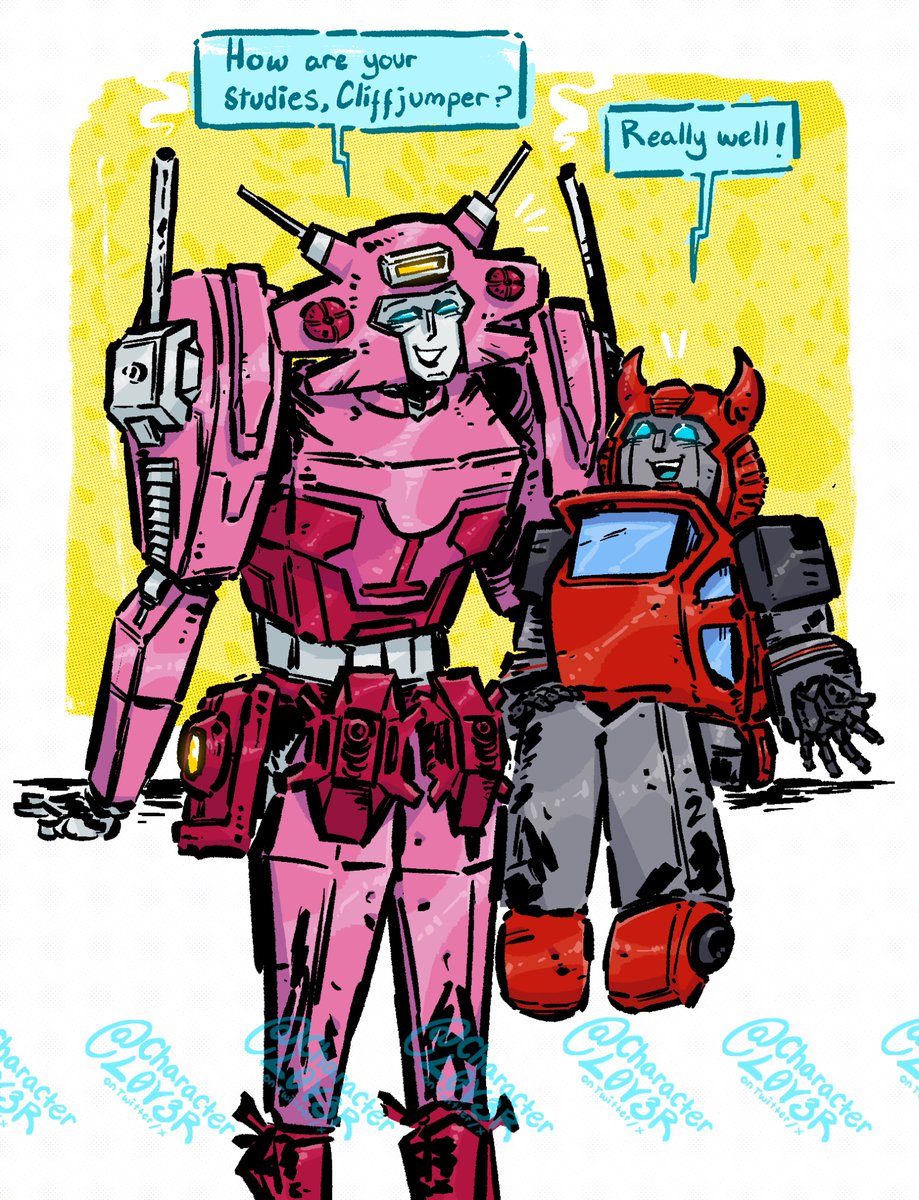 CharacterL0v3r's tweet image. No Insignias
#ElitaOne #Cliffjumper #TransformersSkyBound