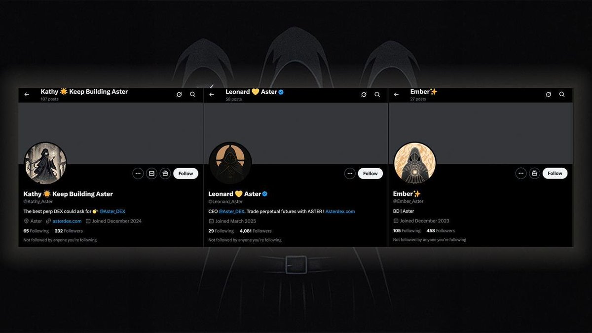 Dust is a member of the hidden order. Asterdex cult is the Hidden Order. CZ talked about the Hidden Order.

only a matter of time