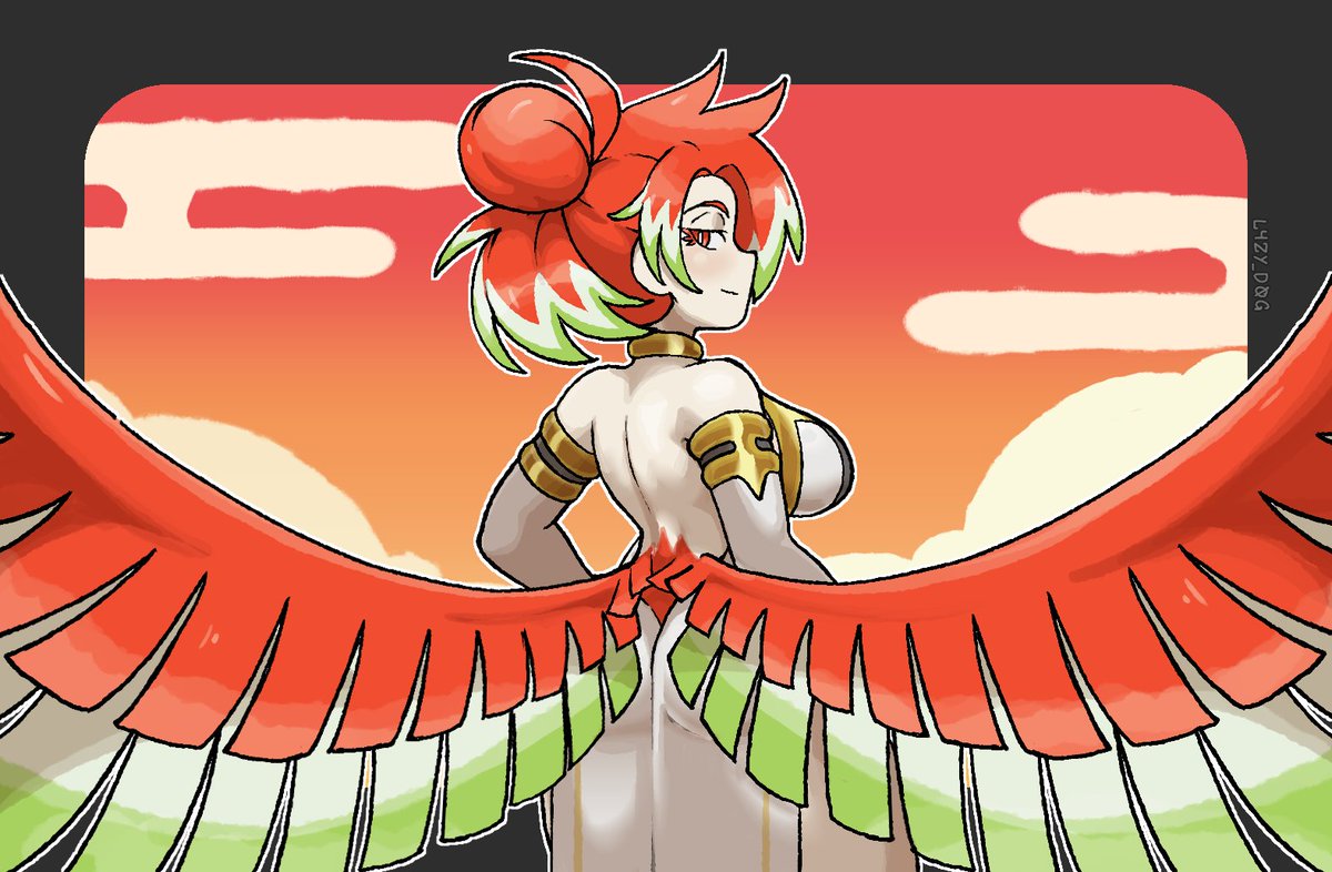 And another pose for <a href="/cjrocks421/">cjrocks42</a>'s Kali! 
#commissionsopen #pokemonart #hooh