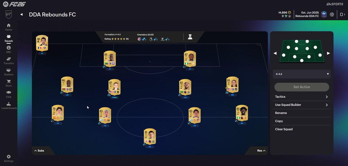 mateuszekkox's tweet photo. @rxckydusa nothing crazy imo, packed osimhen as my only walkout and even with 0 chem he was insane https://t.co/s7xQP2h6wZ