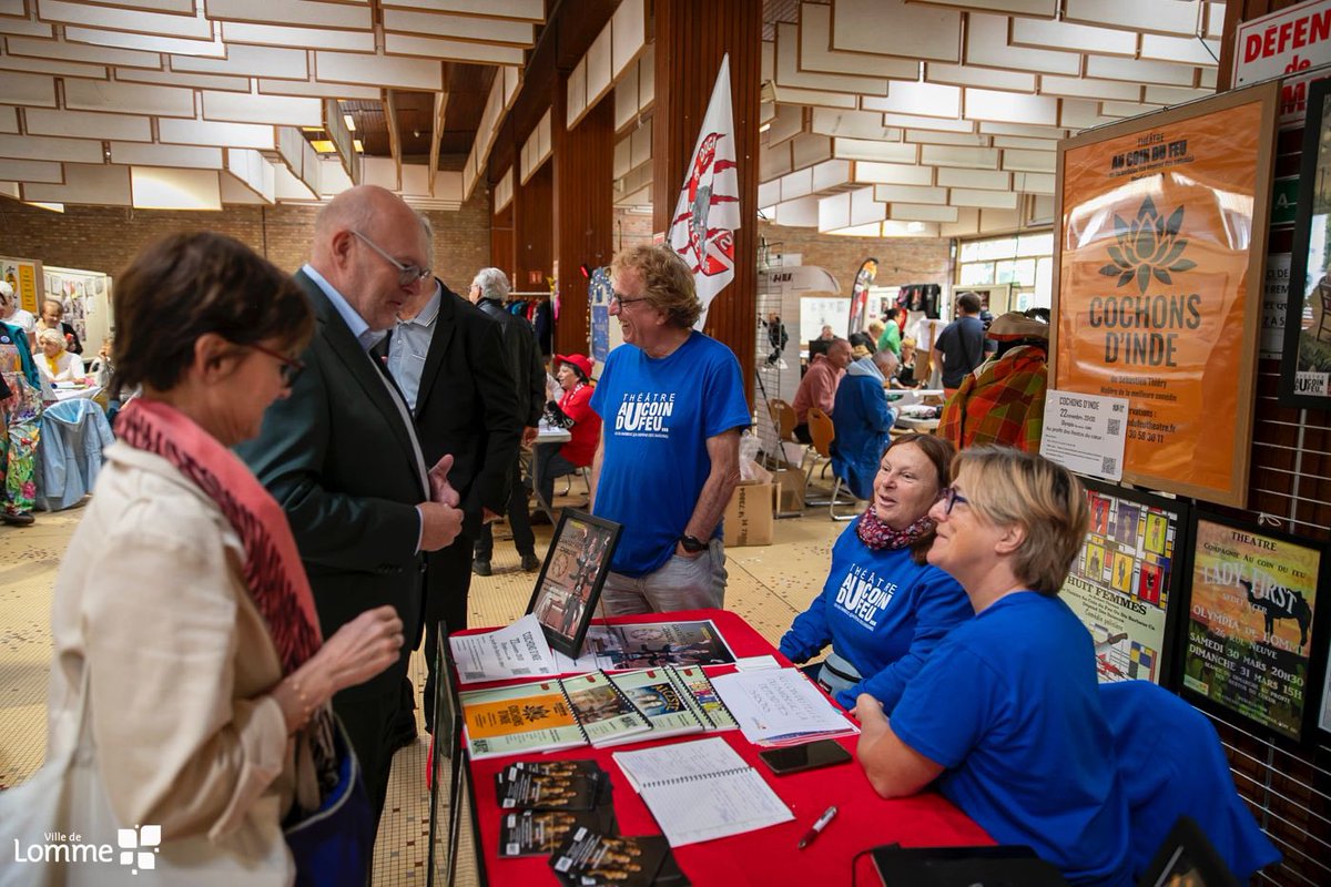 Le forum des associations, forces vitales de la ville. Bonne saison 2025-26