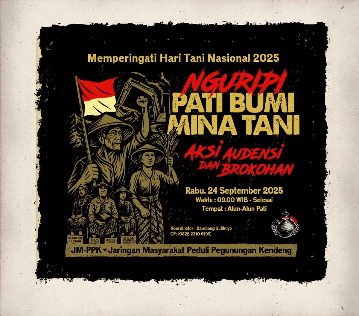 omahekendeng's tweet photo. PETANI adalah kunci vital dalam menjaga dan merawat keberlangsungan hidup generasi masa depan. Silahkan bergabung. #kendenglestari #haritaninasional #petani #savekarst #savekendeng https://t.co/xDkssrdIrV