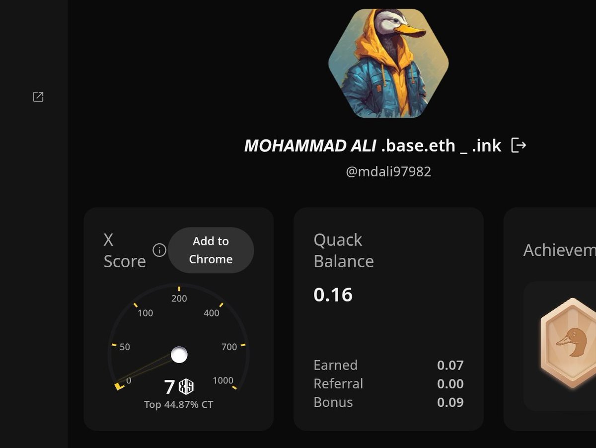 Finally I Got 0.07 Quack On @wallchain_xyz By Making Content About <a href="/HeyElsaAI/">HeyElsa</a> 

So if you don't know about HeyElsa let's Learn 👇👇👇
HeyElsaAI is an AI-powered personal assistant that helps with tasks like answering questions, giving summaries, and offering smart suggestions to