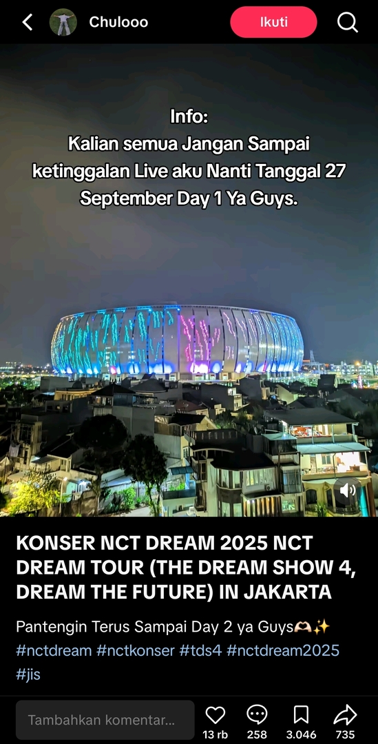 nct!
sijeuni tolong dong ingetin ke akun ini (apk sebelah) jangan live streaming untuk konser tds 4 nanti, kasian yang udh beli tiketnya huhu😭🥹, soalnya nih orang ngeyel bgt aku baca komen nya😭, tolong bantu diingetin ya, terimakasih🫶🫶