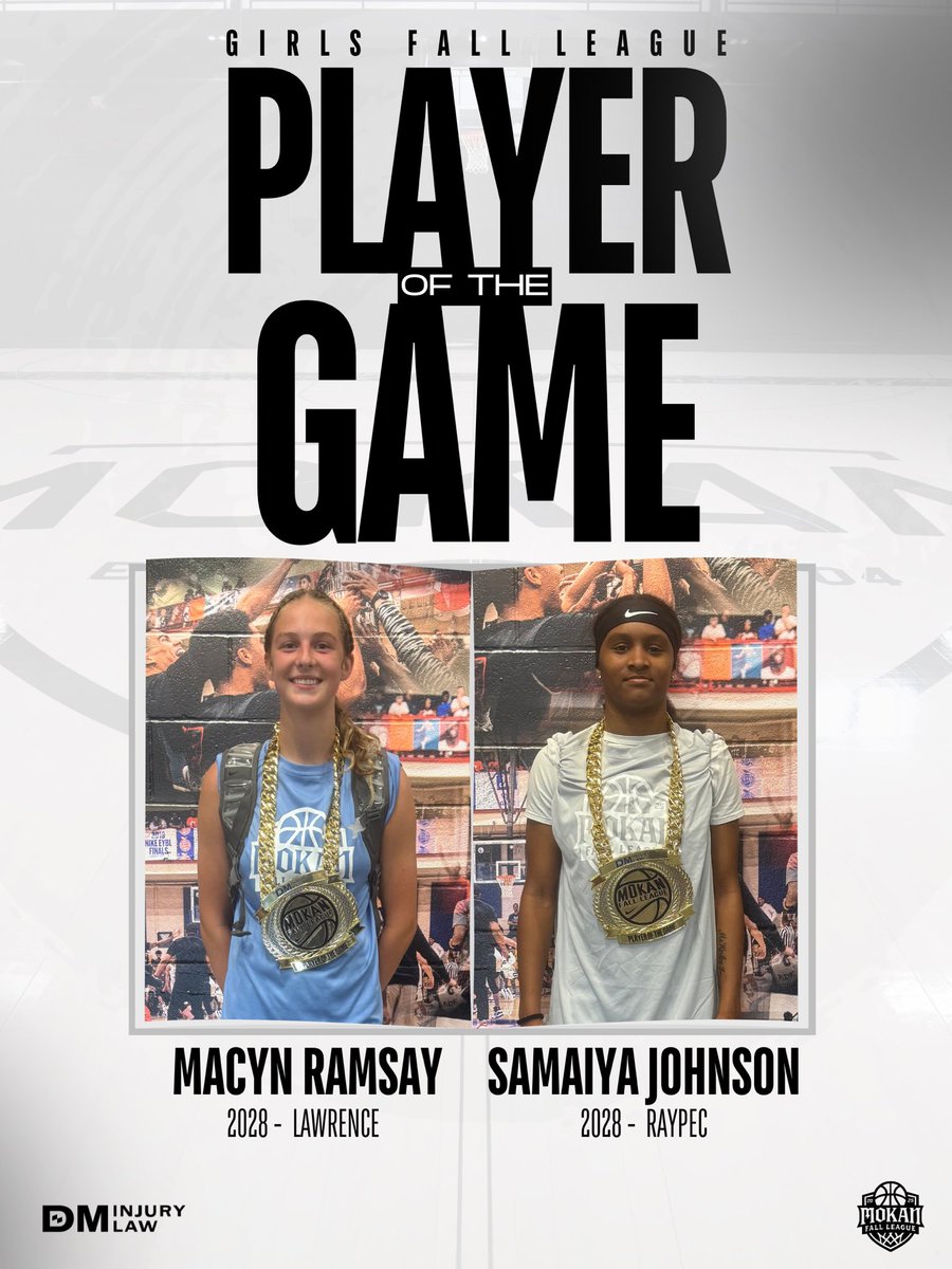Mokan Girl’s Fall League | Players of the Game Week 2 😤💨

<a href="/DMInjuryLaw/">DM Injury Law</a>
