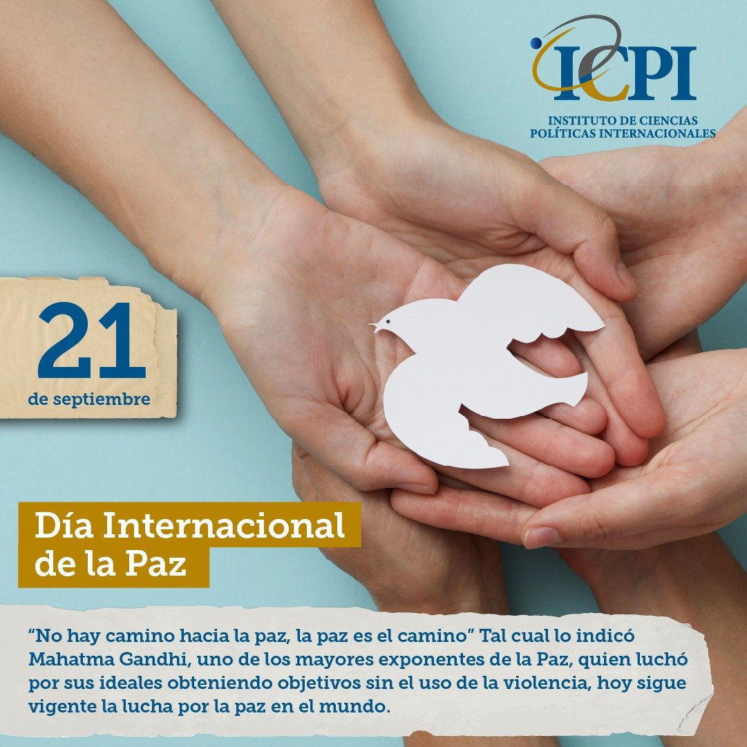 En el Día Internacional de la PAZ, los pacifistas del Mundo conmemoramos y reflexionamos cuán lejos se ha llegado a causa de la violencia y la importancia de defender y exigir el derecho a la #PazTotal