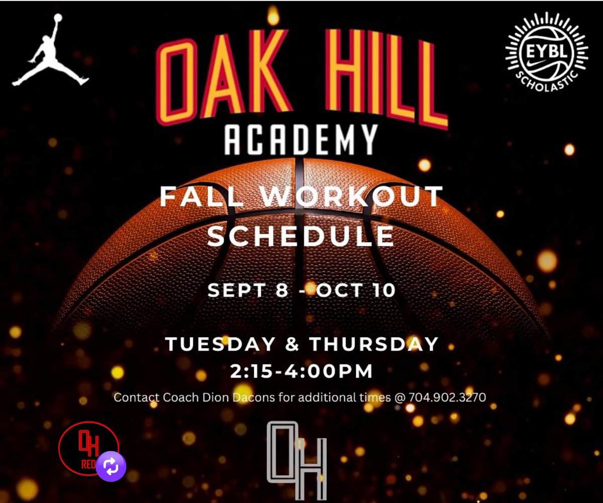 College Coaches our Fall workout schedule is Sept 8 - Oct 10 Tuesday and Thursday 2:15 - 4:00pm. We would love to have you come and visit.