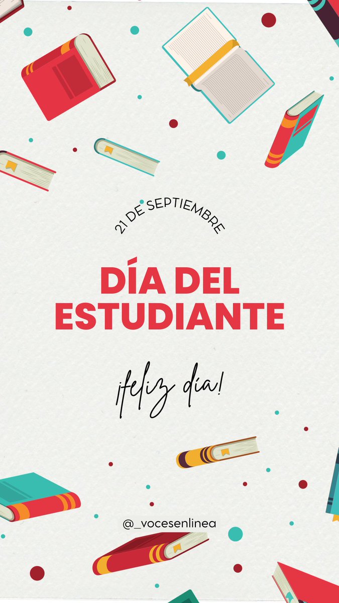 Ser estudiante es atreverse a crecer, a equivocarse y volver a intentar. Que hoy recuerdes que cada paso que das en tu aprendizaje te acerca a tus metas. ¡Feliz Día del Estudiante! 📚🫶🏻
