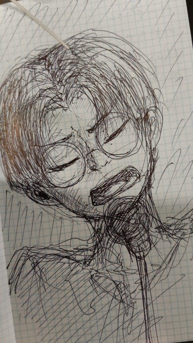 ライブ後の余韻に浸りながら描いた🧸さん
3人ともほんと楽しそうに演奏されてるから見てるこっちも凄く楽しかったです！！！