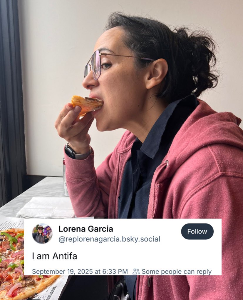 Colorado State Rep Lorena Garcia (D) declares she’s antifa which is a designated t*rrorist organization <a href="/FBIDirectorKash/">FBI Director Kash Patel</a>