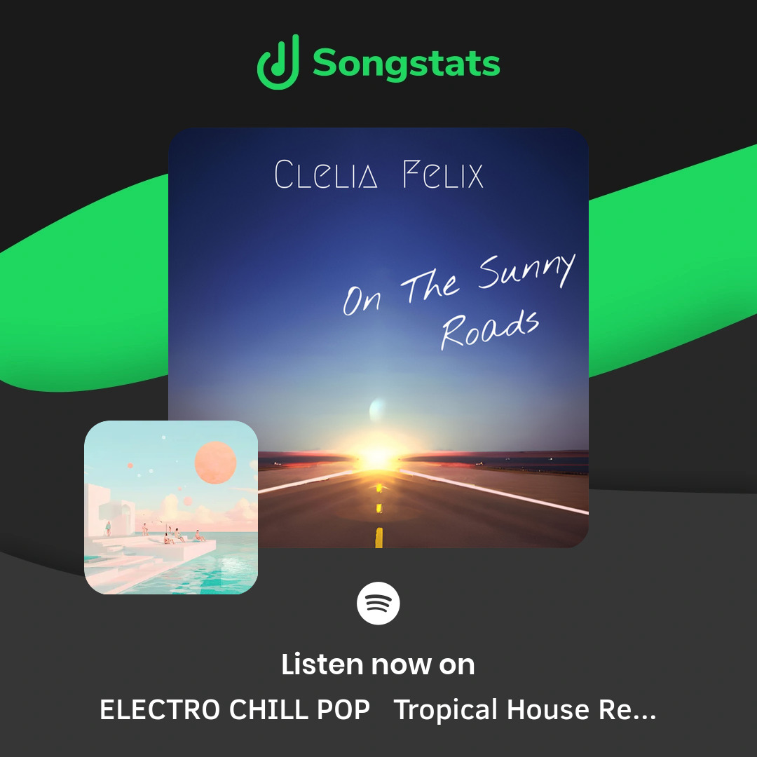 Thank you Electro Chill for playlisting "On the Sunny Roads" on ELECTRO CHILL POP 🌴🥥Tropical House Relax 2025 <a href="/Spotify/">Spotify</a>

open.spotify.com/playlist/4Kaot…

<a href="/SongstatsApp/">Songstats</a>
