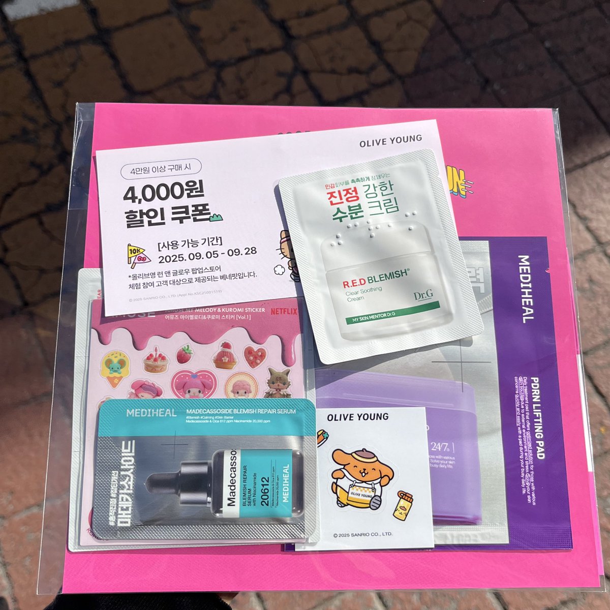 韓国にいらっしゃる方！
弘大のオリヤンサンリオコラボポップアップおすすめです🙂‍↕️‼️✨✨✨✨
オリヤンの割引券も貰えました！