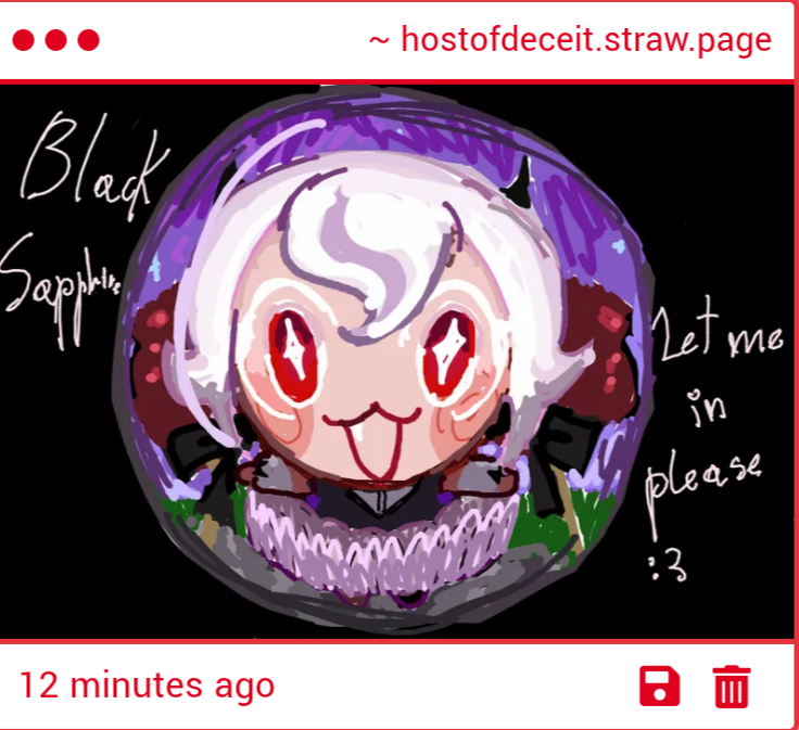 FOLLOWERDECEIT's tweet photo. Thank you once again, Tako, you always know how to deliver with magnificent art! However, the figure of your art is a candy apple; nonetheless, it's still held dear. It reminds me of a time she snuck out and tried getting back in and I didn't let her in. https://t.co/GpnmCQzjQ4