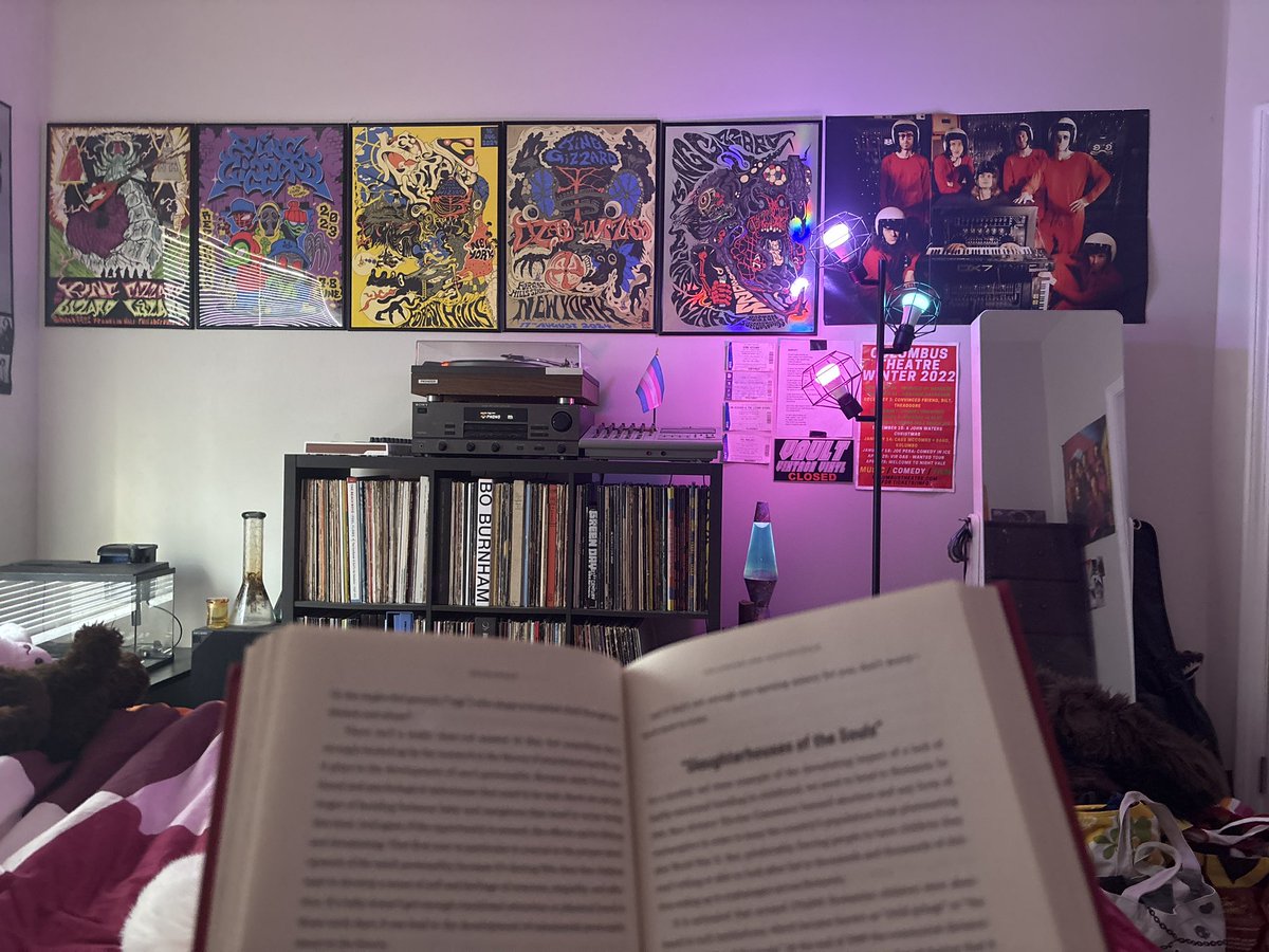 spinning vinyl, drinking tea, hitting the pen, and reading on this fine sunday morning, as is my god given american right