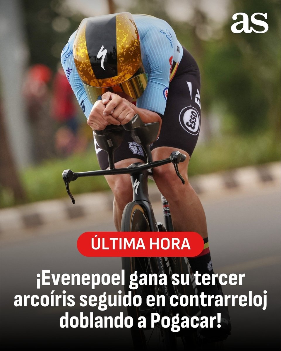 🚨 ÚLTIMA HORA 🚨
🚴‍♂️ ¡Evenepoel es campeón del mundo en una exhibición histórica!
🔗 Toca para leer más: dozz.es/kzh5g1