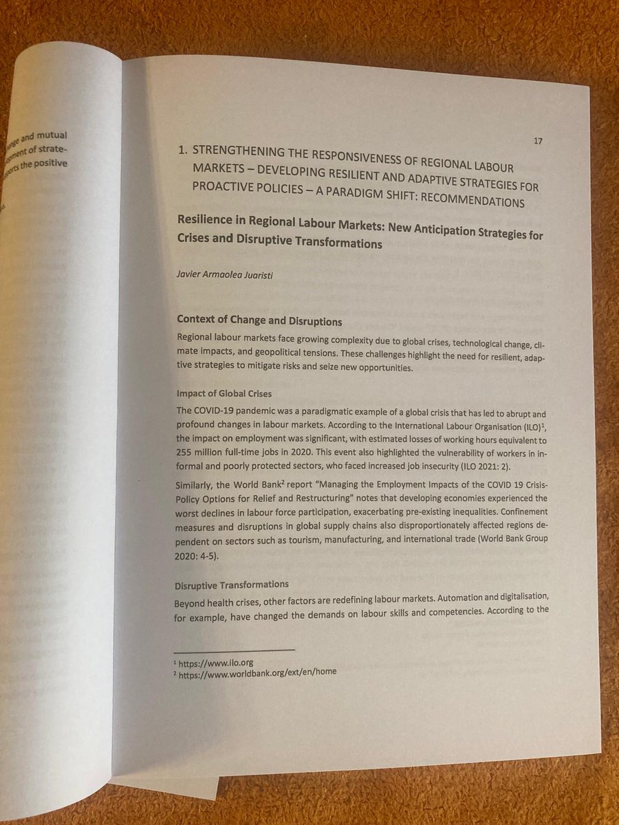 jarmaolea's tweet photo. Poz handiz hartu dut parte ENRLMM Antologia 2025-ean ✨🖋️!
Nire artikulua: “Eskualdeko Lan-Merkatuetan Erresilientzia: Krisietarako eta Transformazio Desberdinetarako Anticipazio Estrategia Berriak” 📊🌍.
Eskertuta komunitate inspiratzaile honen parte izateagatik 🤝.
#ENRLMM https://t.co/GxXoTtT0Qu