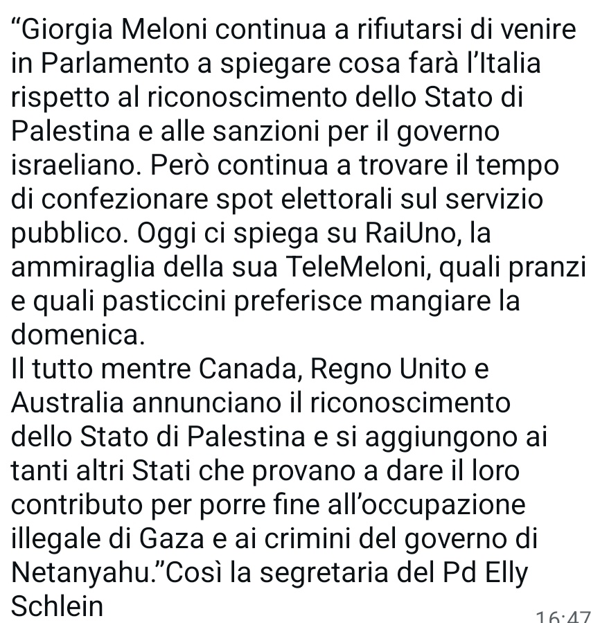 Esplode il caso #DomenicaIn. La nota della segreteria del Pd, Elly Schlein