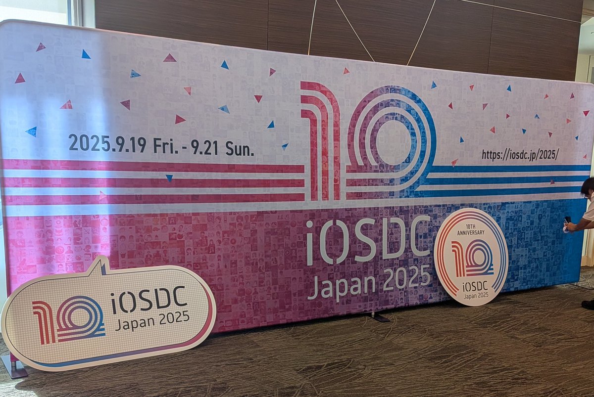 huku_developer's tweet image. iOSDC参加してきました！

サーバーサイドエンジニアなのでだいぶアウェイでしたが、ネイティブエンジニアの熱狂具合にこれこそエンジニアやる楽しみだよなと思わせてもらいました！

また来年も行きたい！

#iosdc