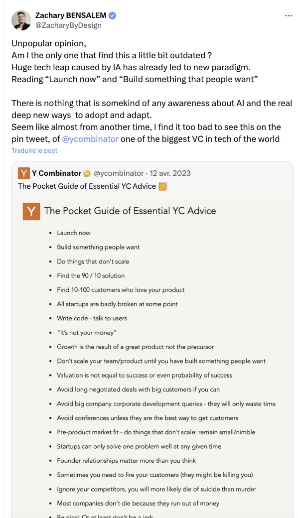 “Grief” process from VC overhyping the obvious situation with often prioritize a go to market quick as possible, and  bunch of money, big tech very openly and obviously start to show and communicate to the public their ai application (labs google etc for eg)
Add the hidden cost
