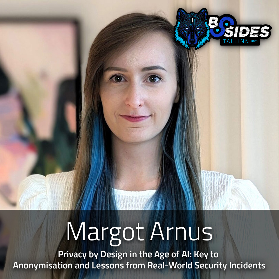 WORKSHOP: "Privacy by Design in the Age of AI: Key to Anonymisation and Lessons from Real-World Security Incidents" by Margot Arnus and Stella Goldman

SEATS: max. 30 (first-come, first-served basis)
PREP: Laptops

pretalx.com/bsides-tallinn…
#bsidestll