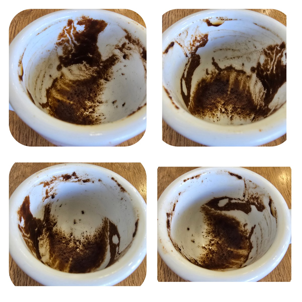 HalilMrT4Real's tweet photo. In Cypriot culture, coffee isn’t just for drinking — once the cup is finished, the patterns left behind are read to tell your fortune.
☕✨ Sharing mine here… what do you see? 👀 #CoffeeReading #Cyprus https://t.co/BKgBB5EtWU