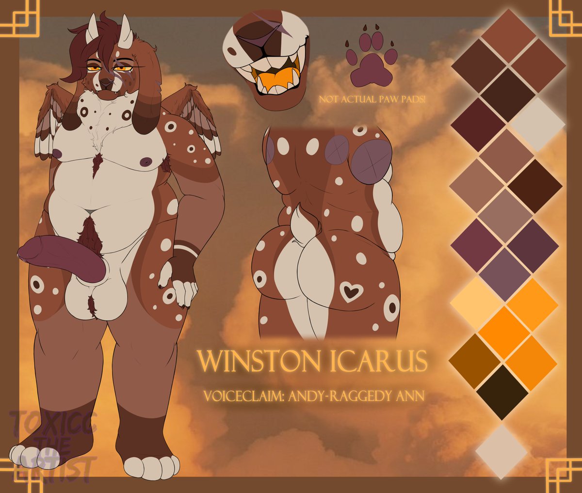 FreakyToxicc's tweet photo. Hey guysss look what i gotttt (Yeah i made a new oc LMKOASNJASKJN)
shoving the NSFW alt here blehh i'll try to get around to making more stuff since i have a buttload of gimmicks to look through and wips to finish soooo YEAH (he's a jackalope) https://t.co/8QxpuTDi3e