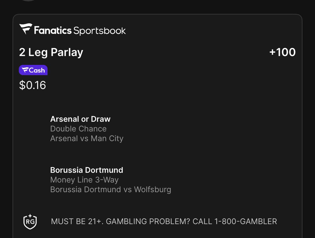 Taketherisk7_'s tweet image. Arsenal x Dortmund parlay⚽️ #GamblingX #Arsenal #Dortmund
