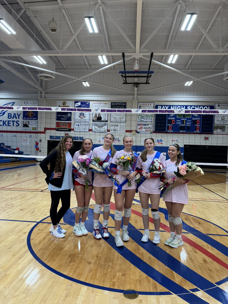 BayAthletics's tweet photo. On Thursday, with the win over Lakewood, Coach Seal notched her 200th win of her head volleyball coaching career. https://t.co/2XKB40Qn5j