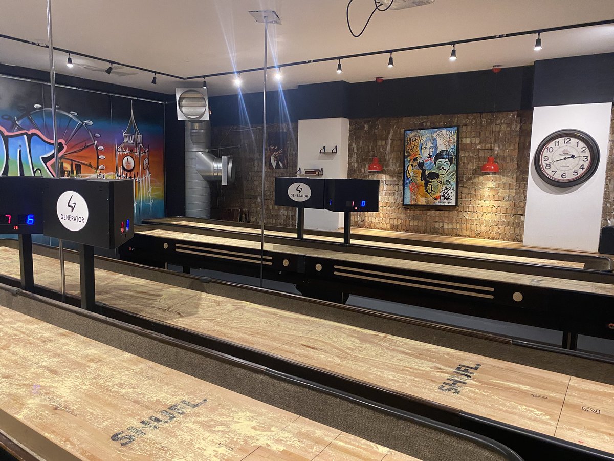 chelseawise9600's tweet image. Had a great time at the #generator in Tavistock Place playing Shuffleboard with our wife’s, even though we got beaten! Great value for money and good fun!