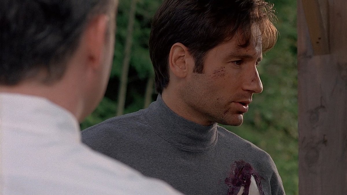yvnrise's tweet photo. @booksandmulder HELP i am trying to find this xfiles episode (see pic) for. Educational Purposes. and your post from 2024 is the only thing that comes up when I search for this look. judging by your posts, I think you'd probably know what episode this is LMAO pls 🙏 https://t.co/OJ6jbqYRDl
