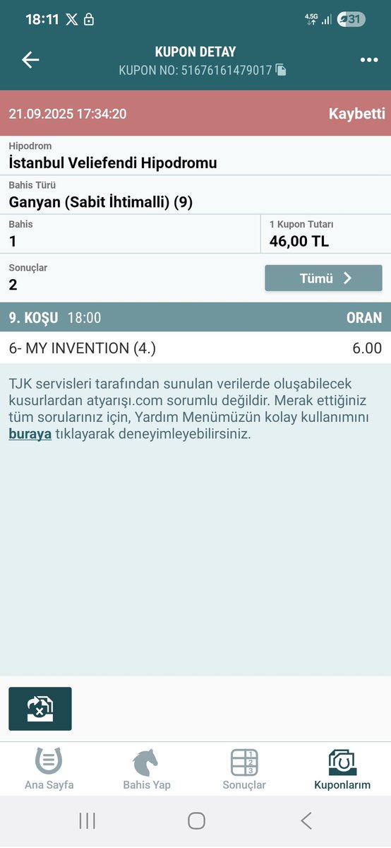 MY INVENTION M.KAYA adeta gelmemesi icin elinden geleni yaptin tebrik ederim kardesim seni butun altilim bahislerim hepsi sayende kaybetti bugun icin..🤔 bu ismi not alin bu grubu bana gore rahat gecer bi tik daha iyi gruplarda bile suratli giden yarista soz sahibi olur dikkat🤙