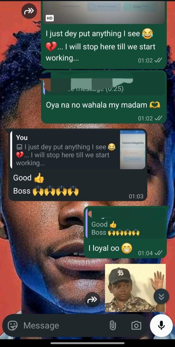 This is the kind of feedback I get when a client sees their site for the first time:
 “Sharp” ✅ “Weldone” ✅ “Boss” 🙌
You can’t work with me and complain at first sight of your project. 
 If you want a website that inspires trust from day one, DM to get it done ✔️ 😊 
#Website