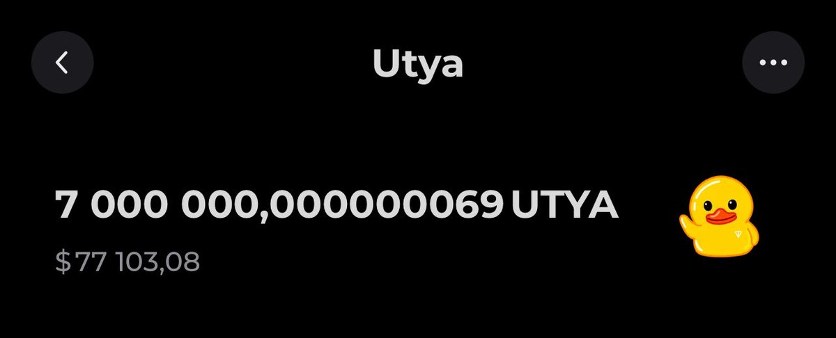 WhatNotCrypto's tweet image. Do you still believe in $UTYA?