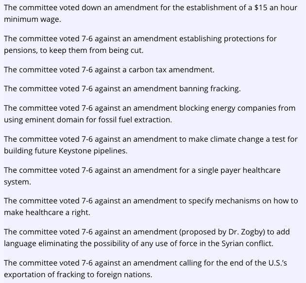 basspankai's tweet photo. Some of the amendments Neera Tanden and rest of Hillary Clinton representatives voted against at the forming of the 2016 Democratic Platform #demplatform Read through them and keep in mind how we got here. We could have done something but ppl like Neera stopped it. https://t.co/JrGxaChijA