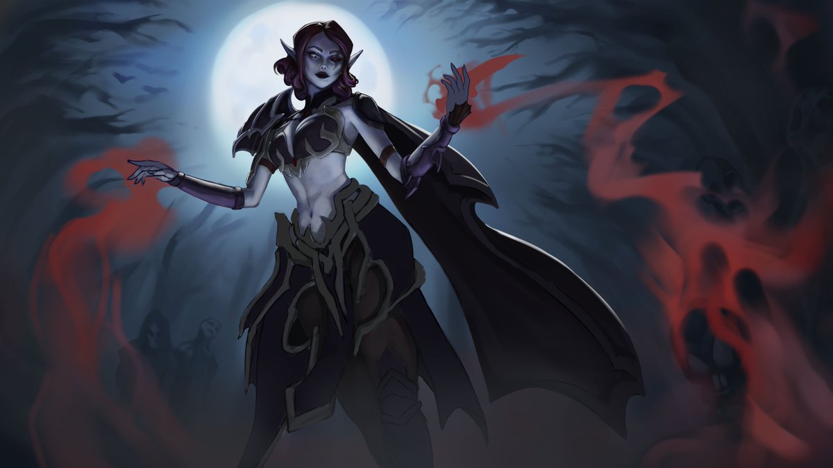 Continuation of the vampire-style commission
#WIP