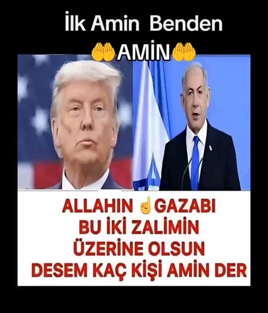 Kimler amin diyor  ????