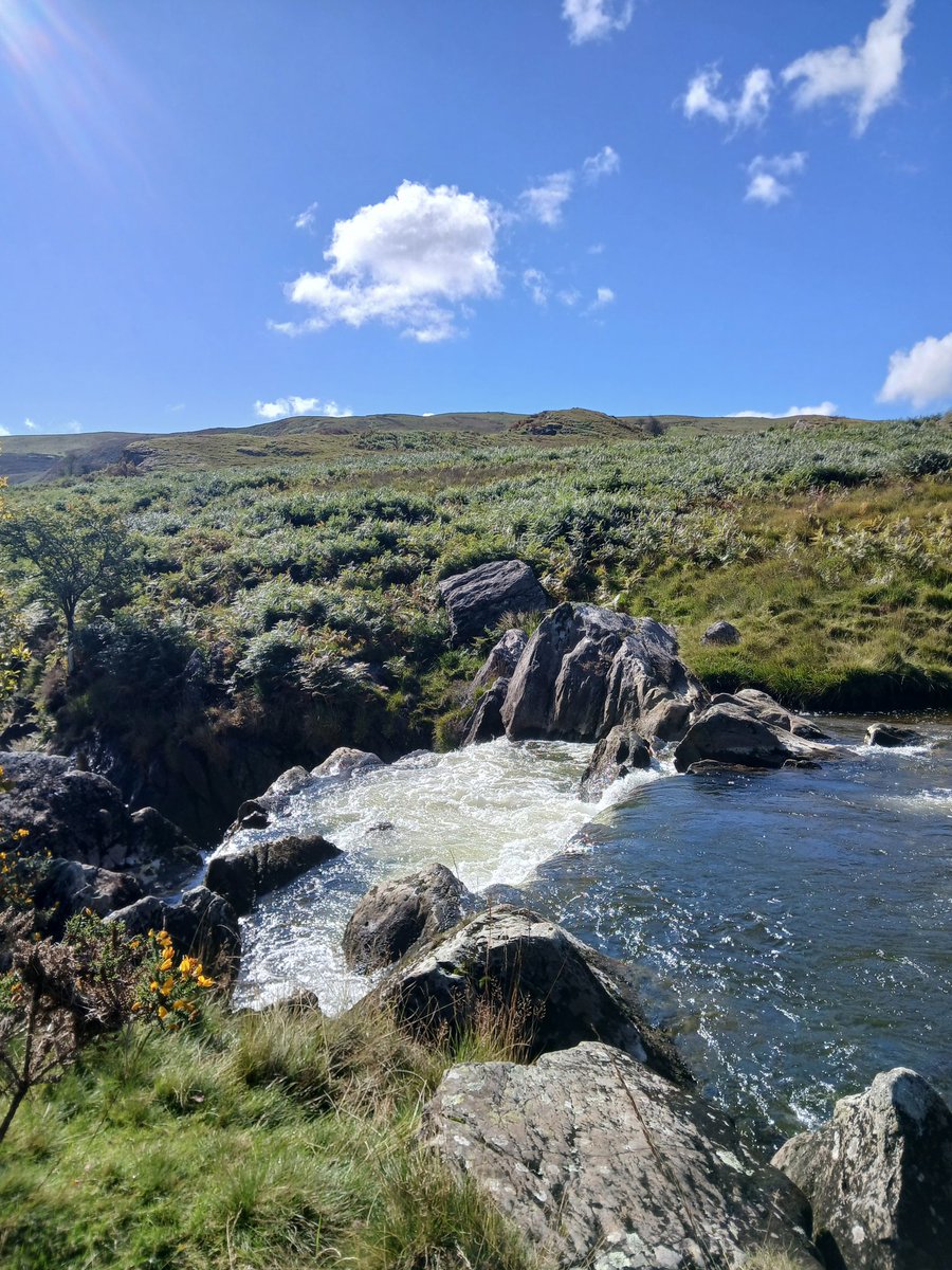 Top of waterfall. Elan Valley.