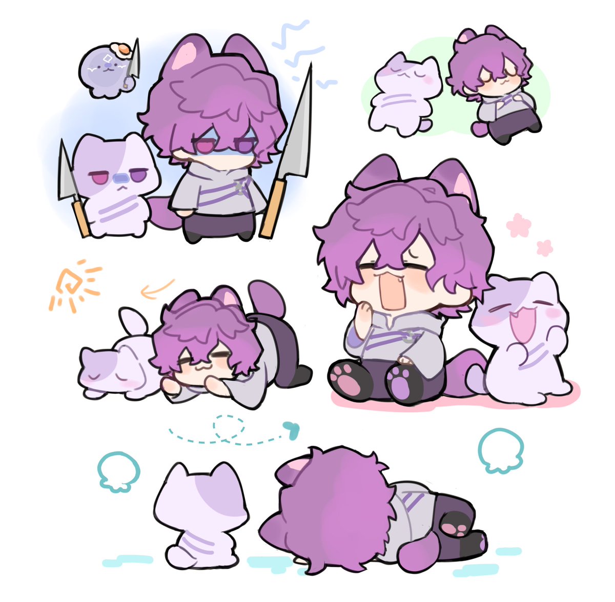 #VioletAtelier🐱