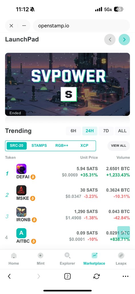 DeFAi_SRC20's tweet image. Late-night news on the blockchain Bitcoin ecosystem.