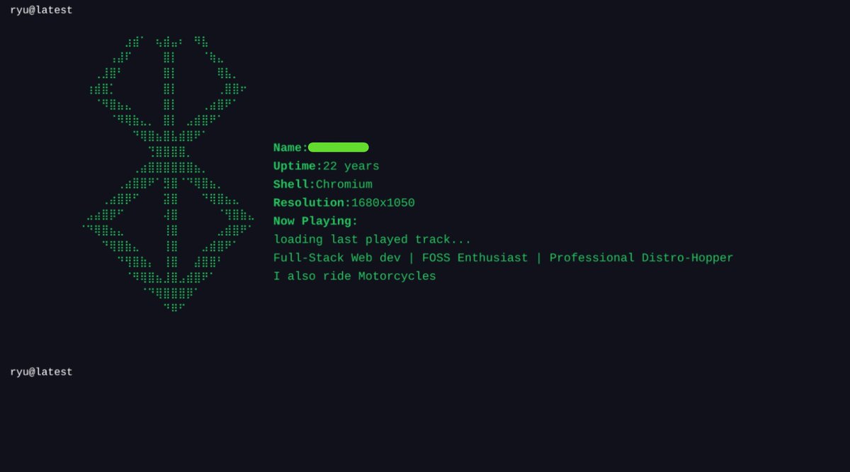 iCanexitvim's tweet image. Over a year ago, I had a shower thought: while everyone was copying portfolio templates from YouTube, why not build something me—a portfolio that’s actually a terminal emulator, complete with some working commands and neofetch? Turns out I wasn’t the first, but it’s 100% me.