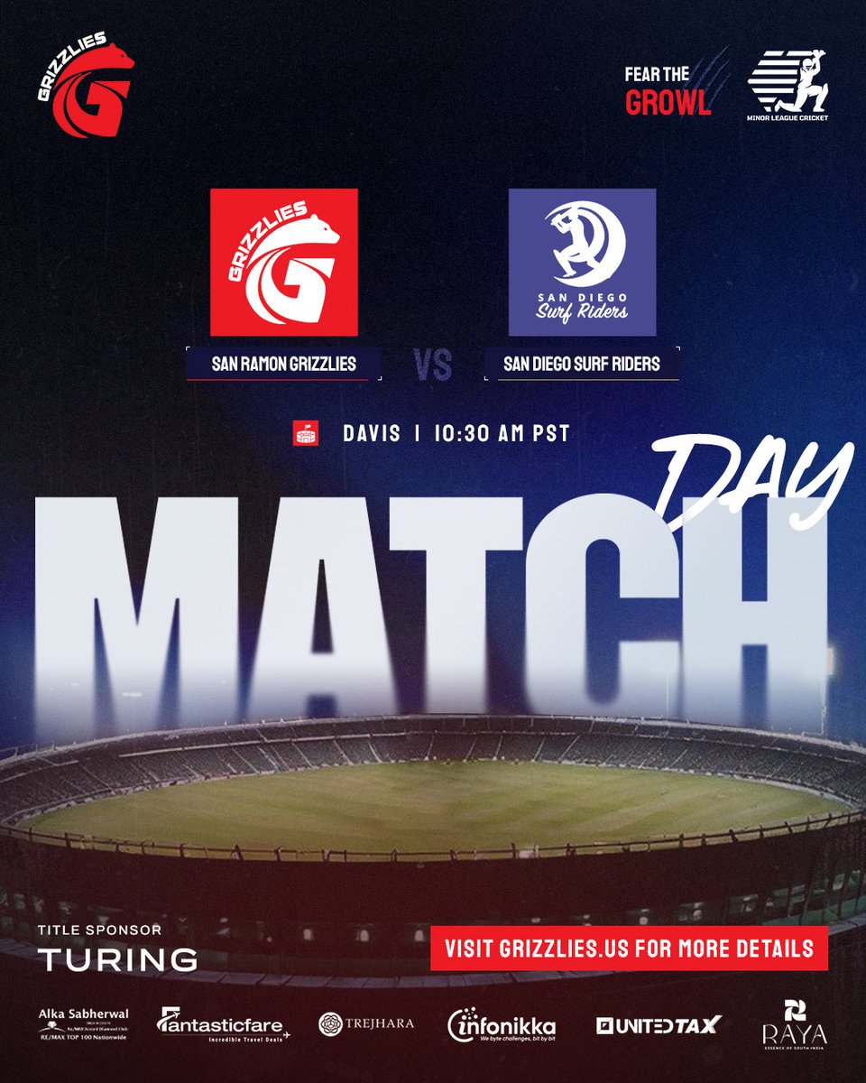 Game time! ⚡ Grizzlies vs Surf Riders at Davis – let the roar begin. 💥🐾 #FearTheGrowl