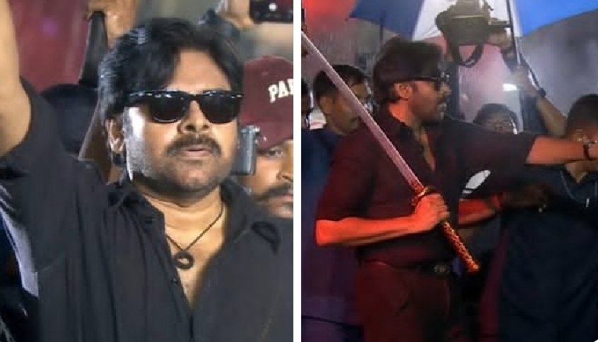 KingKaran4520's tweet image. #OGTrailer #OGPreReleaseEvent  #OGBookings #og #OGconcert