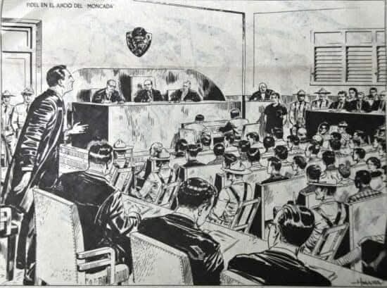 El  21 de septiembre de 1953, el joven abogado Fidel Castro Ruz se convirtió de acusado en el más contundente acusador frente al Tribunal que lo juzgaba a él y a sus compañeros por los asaltos a los cuarteles Moncada, de Santiago de Cuba, y Carlos Manuel de Céspedes,. #CubaMined