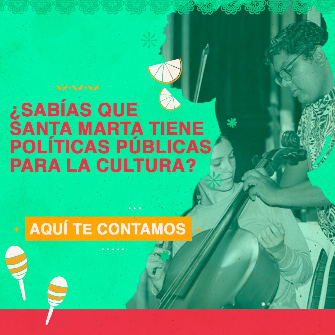 inesgutierrezpa's tweet photo. 📢 En Santa Marta existe una Política Pública creada para garantizar el acceso a la cultura: Las EFAC, Escuelas de Formación Artística y Cultural. Sin embargo, las EFAC llevan dos años sin realizarse. La ciudad está perdiendo espacios de formación, estímulos https://t.co/IoLrXGDznB
